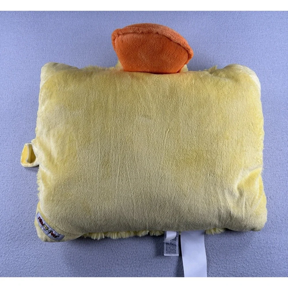 Rare Original 2010 Pillow Pet Duck Yellow Soft Plush Stuffed Animal Y2K NICE! - Picture 8 of 8